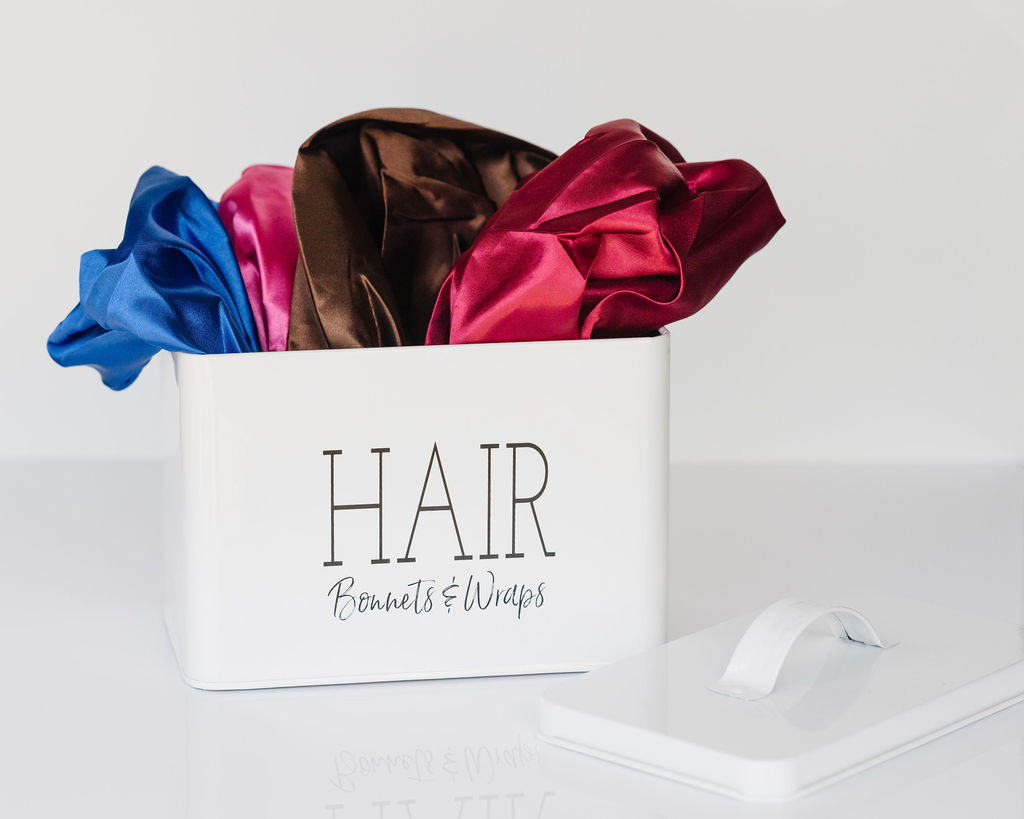 Hair Things - Bonnets and Wraps Organizer